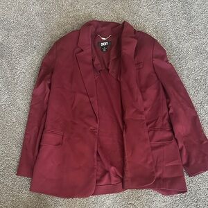 DKNY Women’s Deep Red Blazer